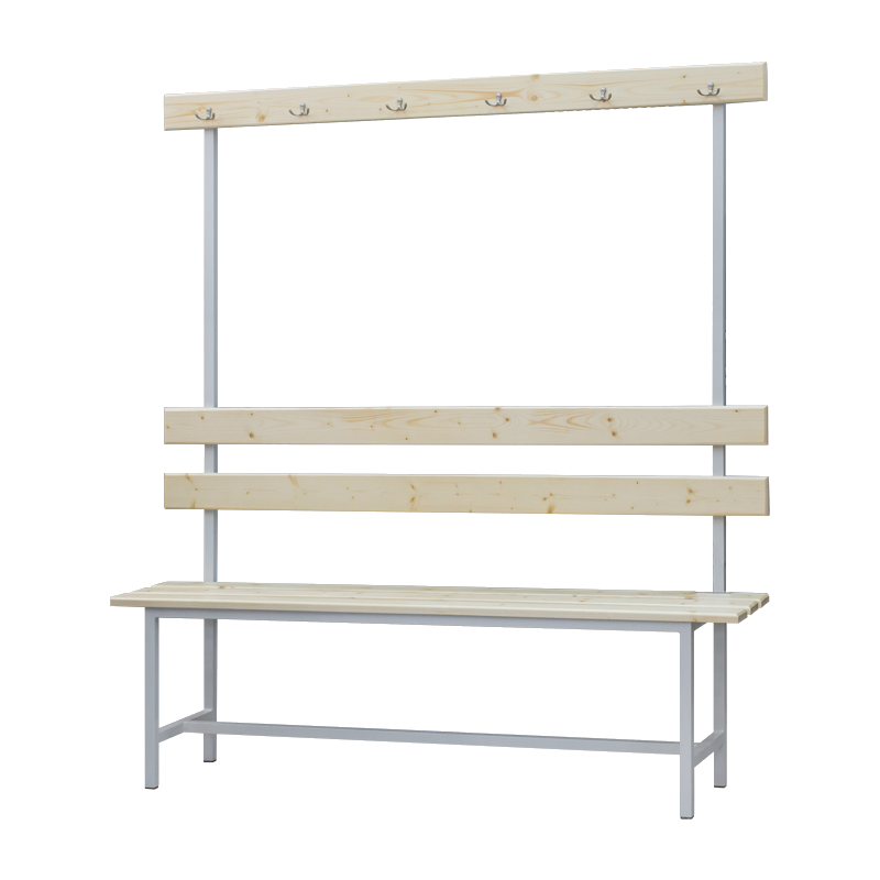 Лавка гардеробна УХЛ-МАШ (50515950-S00014) одностороння з вішалкою